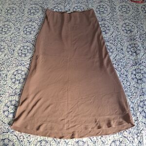 A&F Crepe Slip Skirt